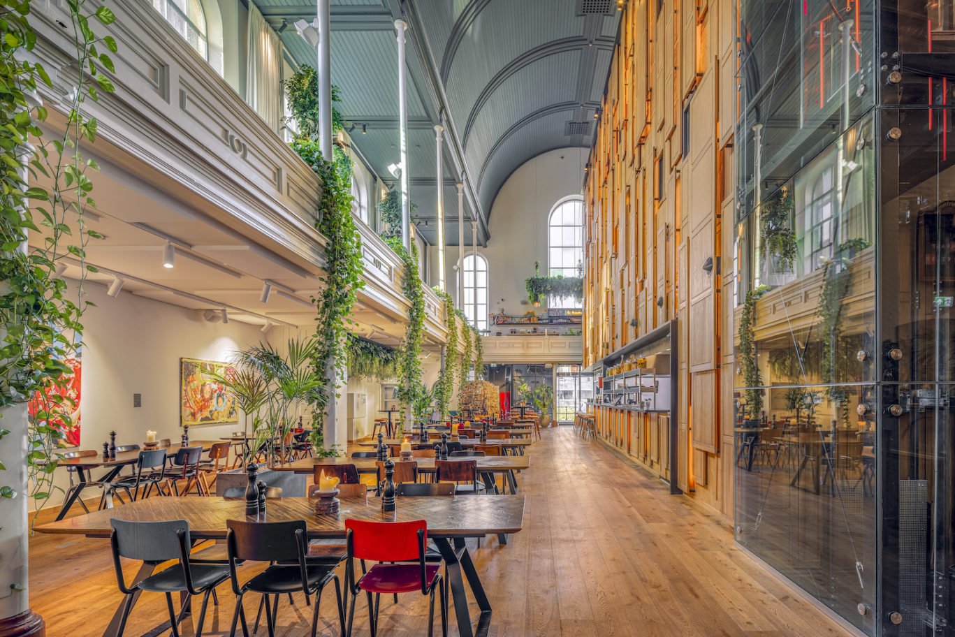 clearverdictlabs utrecht hotel restaurant monumental church hall